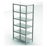 KEK Cleanroom rack with smooth shelves, 3 shelves, 5372265100