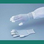 As One Corporation ASPURE PU Coat Conductive Gloves ? Palm Coated M 1-4806-03