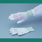 As One Corporation ASPURE Conductive Line Gloves Fingertip Coat XL 1-4795-01