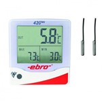 Refrigerator Thermometer 420 with 2 external sensors  in metal capsule Xylem Analytics Germany (EBRO) 1340-2553