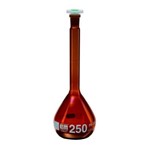 Hirschmann Measuring Flask 5ml Cl.A Brown Duran 264015327