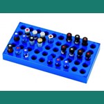 LLG Labware LLG-vials-stand, PP, blue 6280873