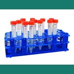 LLG Labware Test Tube Rack Blue PP 6286176