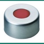 LLG Labware LLG-Aluminium crimp cap N 11, silver, center hole, 6291637