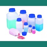 Burkle Wide neck bottle 50ml, HDPE, transparent, 0342-0050