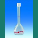 VITLAB Volumetric flasks, PMP, 1000 ml, with screw cap 676895