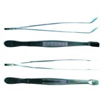 LLG Labware LLG Forceps For Cover Slips Curved 9160386