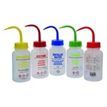 LLG-Safety Wash Bottle 500ml Wide-Neck 062.54.500