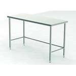 KEK Cleanroom table with a smooth worktop 800 x 600 x 5372225300