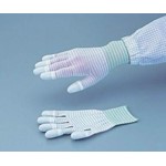 As One Corporation ASPURE Conductive Line Gloves Fingertip Coat S 1-4795-04