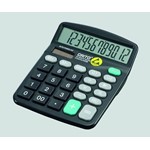 As One Corporation ESD Calculator 12 Digits, pack of 1 piece 3-3413-01