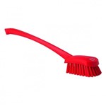 Vikan Washing Brush with long handle, 415 mm, Hard, Red 41864