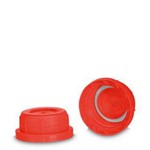 RIXIUS UN-Caps 45 HDPE, red 8-6020-45-R