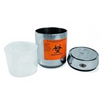 Waste Can for Biohazard Waste, Hands-free BEL-ART H13194-1011