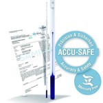 Ludwig Schneider Precision Thermometer ASTM S128 C-ACCU-SAFE 1202128S