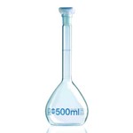 BRAND Volumetric flasks,class A,with PP stopper 37238 VE=2