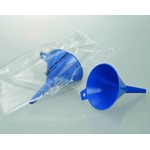 Burkle Blue disposable liquid funnel PS 5378-6003