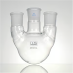LLG Labware LLG-Three-neck round bottom flask, 250 ml, side 4686159