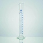 Measuring Cylinder 100ml Tall Form Boro 3.3 LLG Labware 4686206