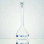 Volumetric Flask 250ml Boro 3.3 Clear Class A LLG Labware 4686242