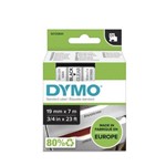 NWL Germany Office Products DYMO® D1-Tape, 19mm x 7m, black on clear S0720820
