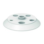 SCAT Europe Flat flange cover, PTFE, DN 100, type 2 130101