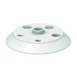 SCAT Europe Flat flange cover, PTFE, DN 100, type 3 130102