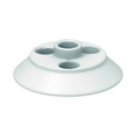 SCAT Europe Flat flange cover, PTFE, DN 60, type 2 130061