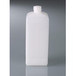Burkle EH four-square bottle 1000 ml HDPE, rectangular 0332-1000