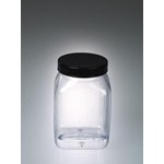 Burkle Wide neck jar square 1000 ml PVC clear 0355-1000