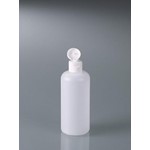 Burkle Round bottle 250 ml, HDPE with hinged lid 0308-0250
