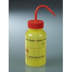 Burkle Wide-neck wash bottle 500 ml, LDPE, "ethanol", 0310-3053