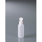 Burkle Round bottle 100ml, HDPE w. snap lid 0308-0100