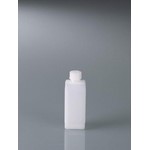 Burkle Narrow neck-square bottle 100 ml HDPE, rectangular 0332-0100