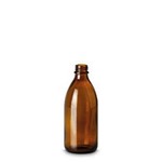 RIXIUS Narrow neck bottles, amber glass 1-0201-0200-22