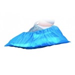 LLG Labware Disposable Shoe Covers CPE Foil Blue  6282795