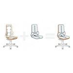 Interstuhl Buromobel / bimos Laboratory chair Neon 2, Happy orange 9573-9588-MG01-3
