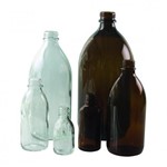 RIXIUS Narrow neck bottles, clear glass 1-0500-0030-18
