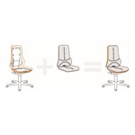 Interstuhl Buromobel Laboratory chair Neon 2, Happy orange 9573-2000-3279-7