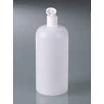 Burkle Round bottle 1000ml, HDPE w. clap closure 0308-1000