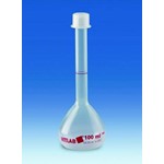 VITLAB Volumetric flask PMP, 250ml with screw cap 674895