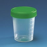 BRAND Urine beaker, PP, PLASTIBRAND, with screw cap 758905
