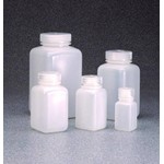 Square Bottle Wide Neck HDPE 250ml Thermo 2114-0008