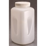 IDL (Nalgene) Wide neck bottle, square, HDPE 4 l 2123-0010