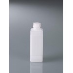 Burkle Narrow neck aquare bottle 250ml, HDPE, rectangle 0332-0250