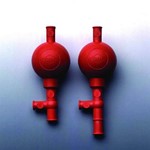 Deutsch & Neumann Pipette ball 3 valves silicone, black 4709918