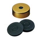La-Pha-Pack Butyl caps standard magnetic border cap gold, 5 20 03 0711