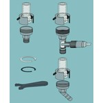 H W S Hans W Schmidt Metal Adapters for NW 15 Thread M14 1 290 024