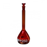 Hirschmann Volumetric flask amber Duran ClassA 5mls 2640253