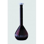 ISOLAB Volumetric Flask 50ml Amber 014.01.050